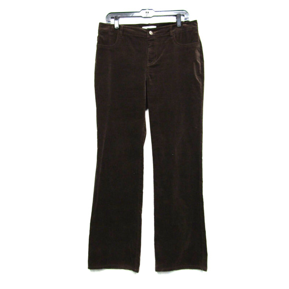 Cabi Pants Size 8 Women's Brown Velvet Velour Trouser Bootcut - Picture 1 of 10